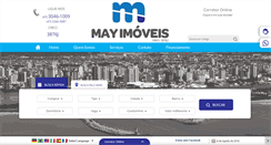 Desktop Screenshot of mayimoveis.net